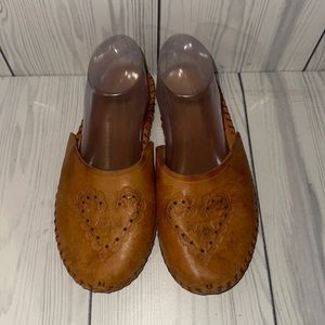 Handmade Leather Mules Slipper